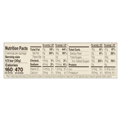 Chocolove Almond Toffee Sea Salt Dark Chocolate Bar - 3.2 Oz - Image 4