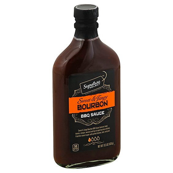 Signature SELECT Bbq Sauce Sweet & Tangy Bourbon - 15.5 Oz
