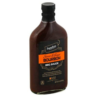 Signature SELECT Bbq Sauce Sweet & Tangy Bourbon - 15.5 Oz