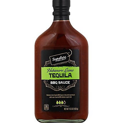 Signature SELECT Bbq Sauce Habanero Lime Tequila Bottle - 15.5 Oz - Image 2