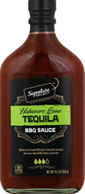 Signature SELECT Bbq Sauce Habanero Lime Tequila Bottle - 15.5 Oz - Image 2