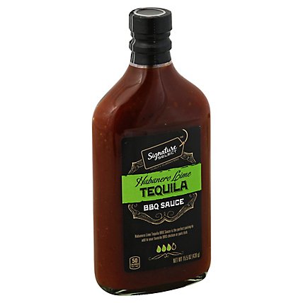 Signature SELECT Bbq Sauce Habanero Lime Tequila Bottle - 15.5 Oz - Image 1