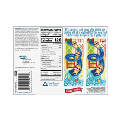 Snack Cakes Little Debbie Family Pack Red White And Blue Nutty Buddy Wafers - 7.74 Oz - Image 6