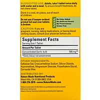 Nature Made Dietary Supplement Tablets Garlic Odor Control 1250 Mg Box - 100 Count - Image 5