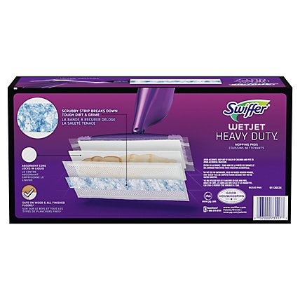 Swiffer WetJet Heavy Duty For Floor Mopping & Cleaning Mop Refills - 12 Count - Image 4