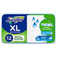 Swiffer Wet Mopping Cloths Refills Plus XL - 12 Count - Image 1