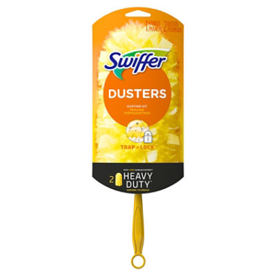 Swiffer Heavy Duty Starter Kit With 2 Refills Duster - Each - Image 1