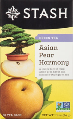 Stash Tea Bags Green Asian Pear Harmony 18 Count - 1.1 Oz - Image 2