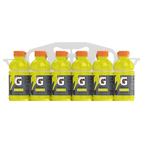 Gatorade G Series Thirst Quencher Perform 02 Lemon-Lime Bottles - 12-12 Fl. Oz.