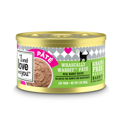 I and love and you Cat Food Whascally Wabbit Pate - 3 Oz - Image 1