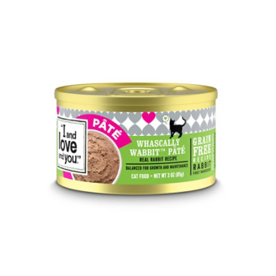 I and love and you Cat Food Whascally Wabbit Pate - 3 Oz - Image 1