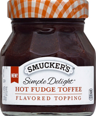 Smuckers Simple Delight Topping Hot Fudge Toffee Jar - 11.5 Oz - Image 2