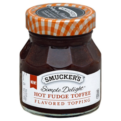 Smuckers Simple Delight Topping Hot Fudge Toffee Jar - 11.5 Oz - Image 1