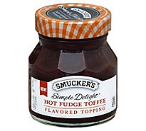 Smuckers Simple Delight Topping Hot Fudge Toffee Jar - 11.5 Oz