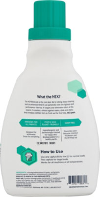 Hex Performance Advanced Laundry Detergent Free Clear Bottle - 50 Fl. Oz. - Image 5
