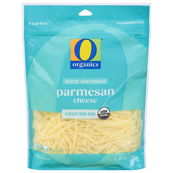 O Organics Organic Cheese Parmesan Shredded - 6 Oz