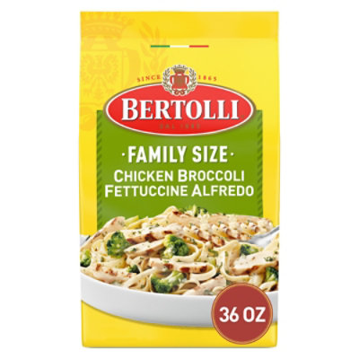 Bertolli Family Size Chicken Broccoli Fettuccine Alfredo Frozen Meal - 36 Oz