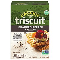 Triscuit Organic Crackers Cracked Pepper & Olive Oil - 7 Oz - Image 3