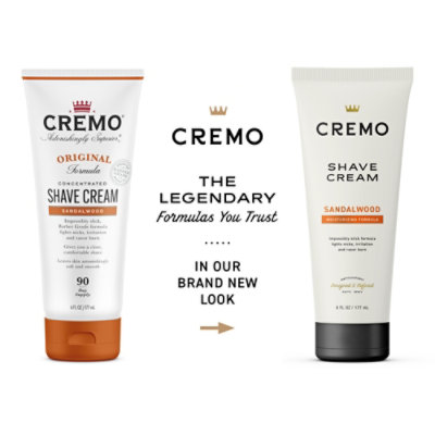 Cremo Sandalwood Scent Shave Cream For Men - 6 Oz - Image 2