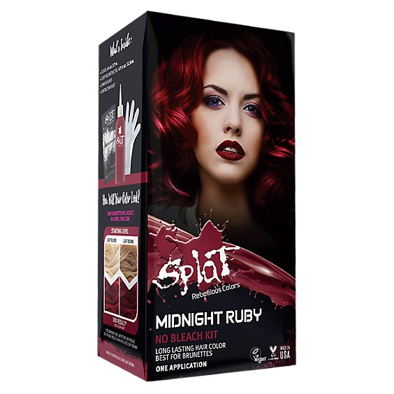 Splat Midnight Ruby Hair Color Kit - Each
