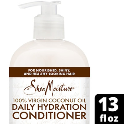 SheaMoisture Conditioner Daily Hydration 100% Virgin Coconut Oil - 13 Fl. Oz. - Image 1