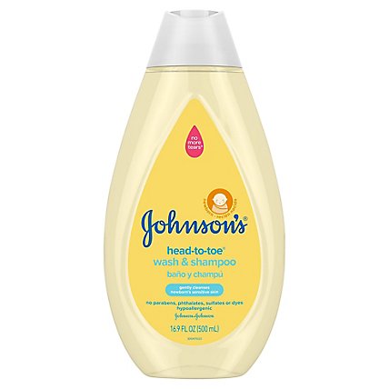 Johnsons Htt Wash&Shampoo - 16.9 Fl. Oz. - Image 3