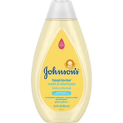 Johnsons Htt Wash&Shampoo - 16.9 Fl. Oz. - Image 2