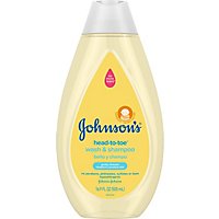 Johnsons Htt Wash&Shampoo - 16.9 Fl. Oz. - Image 2