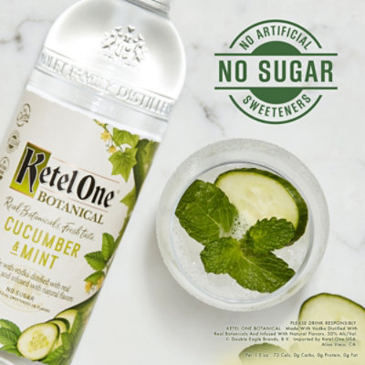 Ketel One Botanical Cucumber & Mint Vodka With Real Botanicals & Infused Natural Flavors - 750 Ml - Image 4