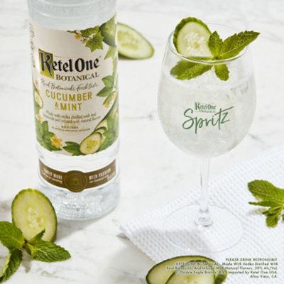 Ketel One Botanical Cucumber & Mint Vodka With Real Botanicals & Infused Natural Flavors - 750 Ml - Image 5