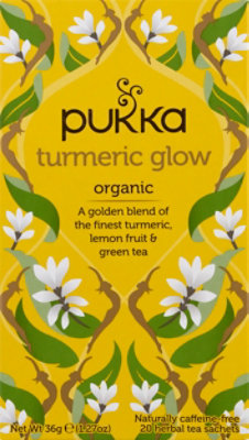 Pukka Herbal Tea Turmeric Glow Box - 20 Count - Image 2