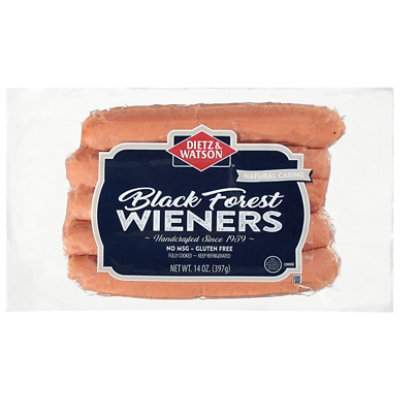 Dietz & Watson Wieners Black Forest Natural Casing - 14 Oz - Image 4