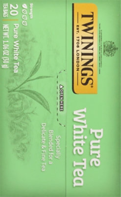 Twinings of London White Tea 100% Pure Box 20 Count - 1.06 Oz - Image 5