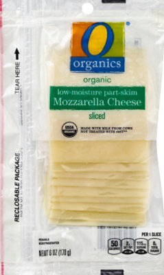 O Organics Mozzarella Sliced Cheese - 6 Oz - Image 2