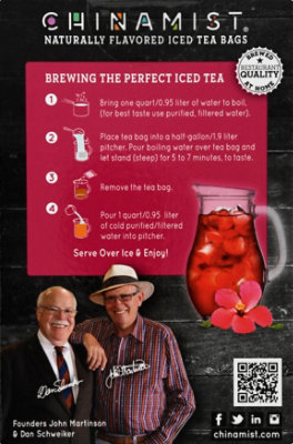 China Mist Tea Herbal Berry Hibiscus - 4 Count - Image 6