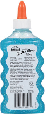 Elmers Glitter Glue Classic Washable Blue Bottle - 6 Fl. Oz. - Image 4