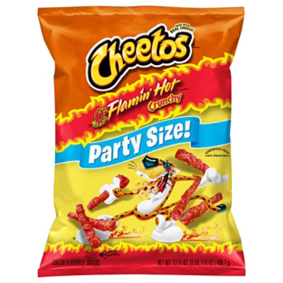 CHEETOS Flamin Hot Crnchy Party Size Chz - 17.5 Oz