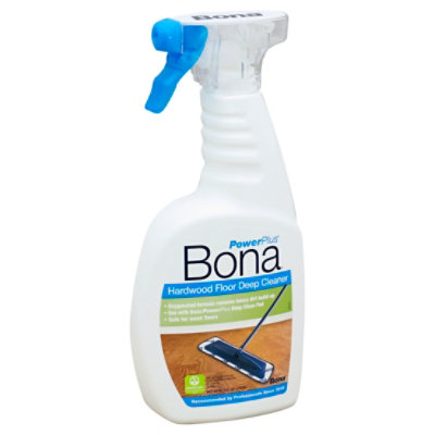 Bona Floor Cleaner Power Plus Deep Clean For Hardwood Floors Spray 22 Fl. Oz. Albertsons