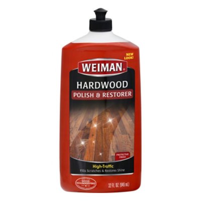Weiman Polish & Restorer Hardwood Floor High Traffic Bottle - 32 Fl. Oz. - Image 1