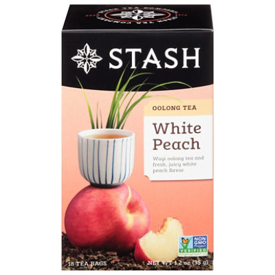 Stash Oolong Tea White Peach Wuyi Oolong Box 18 Count - 1.2 Oz - Image 3