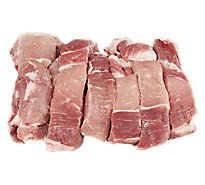 Meat Service Counter Pork Loin Country Style Rib - 2 LB