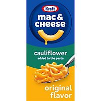 Kraft Original Macaroni & Cheese Dinner with Cauliflower Added to the Pasta Box - 5.5 Oz - Image 1