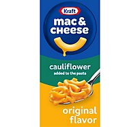 Kraft Original Macaroni & Cheese Dinner with Cauliflower Added to the Pasta Box - 5.5 Oz