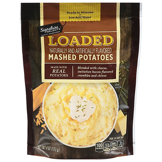 Signature SELECT Potatoes Mashed Loaded - 4 Oz