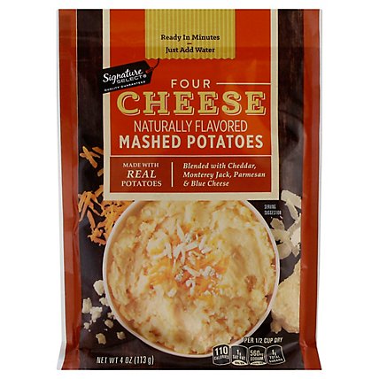 Signature SELECT Potatoes Mashed Four Cheese - 4 Oz - Image 1