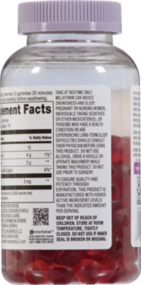 Signature Select/Care Gummy Melatonin Strawberry Dietary Supplement - 150 Count - Image 4