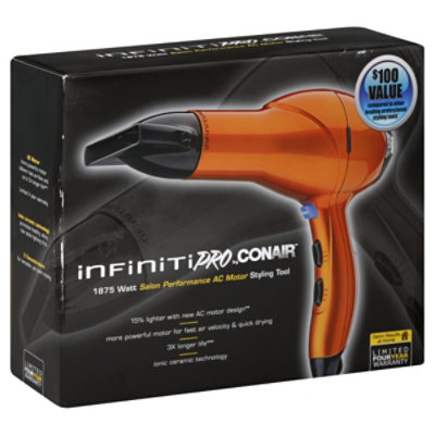 Conair Infiniti Pro Hair Styling Tool Blower 1875 Watt - Each