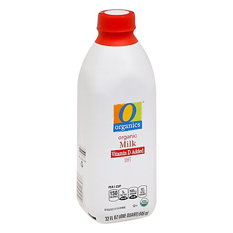 O Organics Organic Milk Vitamin D Ultra Pasteurized - 32 Fl. Oz.