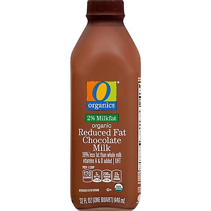 O Organics Organic Milk Chocolate Reduced Fat 2% Ultra Pasteurized - 32 Fl. Oz. - Image 2