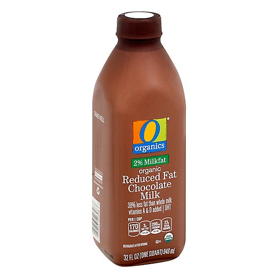 O Organics Organic Milk Chocolate Reduced Fat 2% Ultra Pasteurized - 32 Fl. Oz.